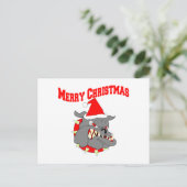 メリークリスマスUSMC悪魔の犬 シーズンポストカード (スタンド正面)