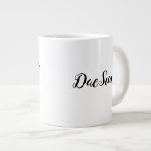 メリークリスマスwトナカイ/クリスマス引用文/マグカップ ジャンボコーヒーマグカップ (正面右)