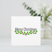 メリークリスマスw/ホリー シーズンカード (スタンド正面)