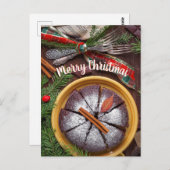 メリークリスマスXマスのテーブルハガキ ポストカード (正面/裏面)