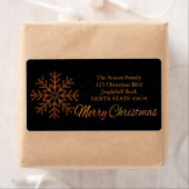 メリークリスマスx-masクリスタルライト ラベル (インサイチュ)