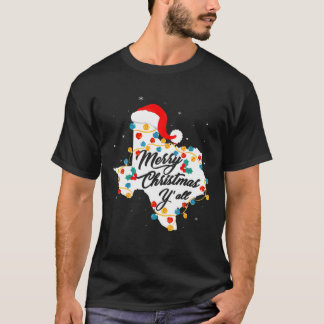 メリークリスマスY'allクリスマスパーティーメリーキリスト Tシャツ