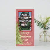 メリークリスマスY'allフォトカード シーズンカード (スタンド正面)