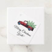 メリークリスマスY'allメッセージカード フェイバータグ (インサイチュ)