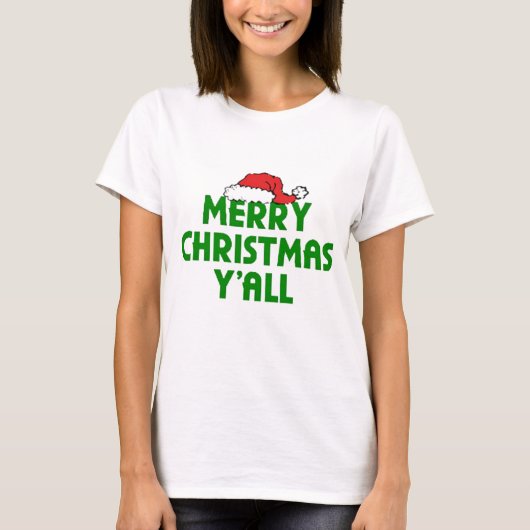 メリークリスマスYall Tシャツ (正面)