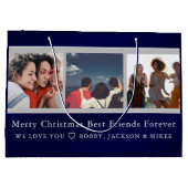 メリークリス最高のマスフレンズ永遠の写真3 ラージペーパーバッグ (裏面)