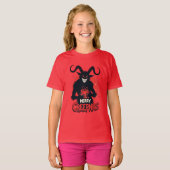 メリークリープマス・クランプスのホリデー Tシャツ (正面フル)