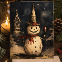メリークリープマス クリーピースノーマン ビンテージゴシッククリスマス