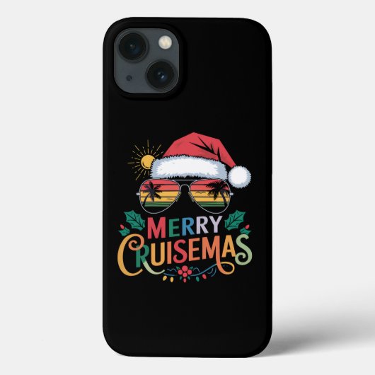 メリークルーズマス2024 クリスマス サンタ トナカイ Case-Mate iPhoneケース (裏面)