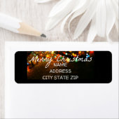 **メリークールクリスマス**差出人住所ラベル ラベル (インサイチュ)