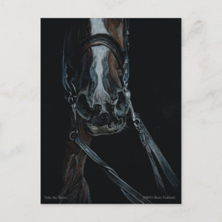 メリーグビッシュで手綱を取る ポストカード