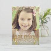 メリーグリッターホリデーカード – 金ゴールド シーズンカード (スタンド正面)