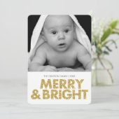 メリーグリッタールックのフォトカード – 角が丸い シーズンカード (スタンド正面)