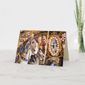 メリーゴーランドのグリーティングカード カード (正面)