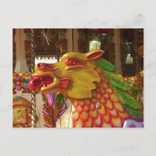 メリーゴーランドのドラゴン シーズンポストカード (正面)