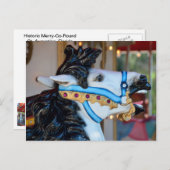 メリーゴーランドの馬 シーズンポストカード (正面/裏面)