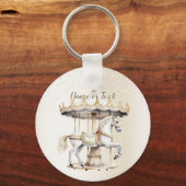 メリーゴーランド サーカス カーニバル 美しい かわいい キーホルダー (正面)