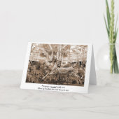 メリーゴーランド/回転木馬-セピア色 シーズンカード (裏面)