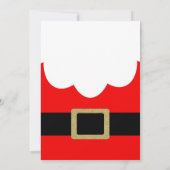 メリーサンタおもしろいクリスマスパーティー 招待状 (裏面)