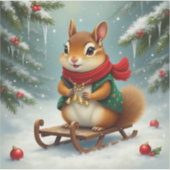メリーシマリスChristmas シール (正面)