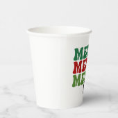 メリーシメリーーズ – レトロホリデーアート 紙コップ (右)