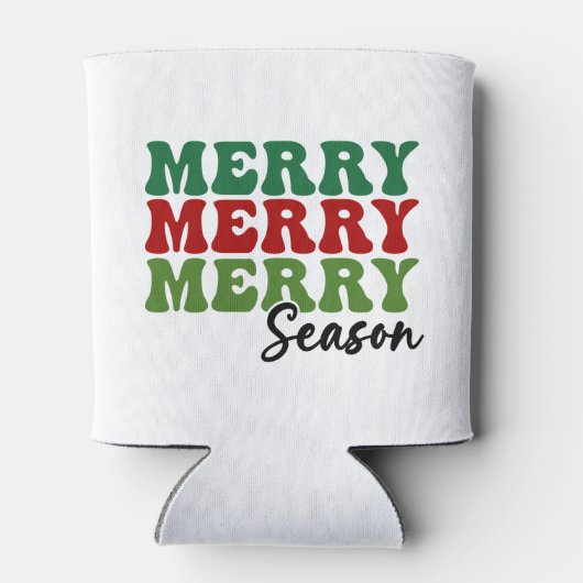 メリーシメリーーズ – レトロホリデーアート 缶クーラー (裏面)