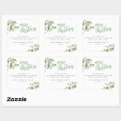 メリーシンプルスモダンクリスマス スクエアシール (シート)