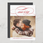 メリースクリプトフォト シーズンカード (正面/裏面)