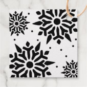 メリースタイリッシュエレガントスのクリスマスのホイル フェイバータグ (裏面)