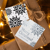 メリースタイリッシュエレガントスのクリスマスのホイル フェイバータグ