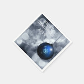 メリースタイリッシュクリスマスハッピーホリデー2016 スタンダードカクテルナプキン (角)