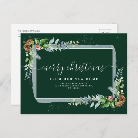 メリースタイリッシュクリスマス動議のお知らせ シーズンポストカード (正面/裏面)