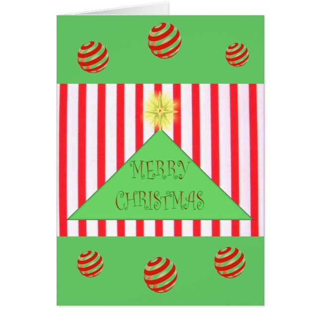 メリーストライプの・クリスマスツリー (正面)