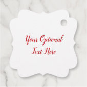 メリースノーフレークラベル赤 フェイバータグ (裏面)