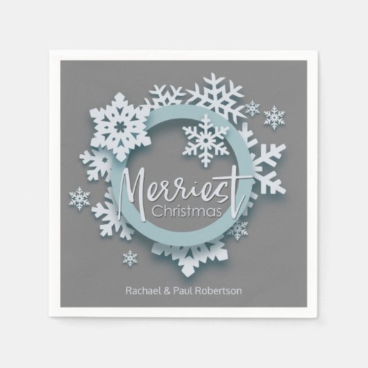 メリースモダンリスタイル スタンダードカクテルナプキン (正面)