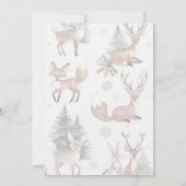 メリース読ウェー文字タイポグラフィトナカイ 招待状 (裏面)