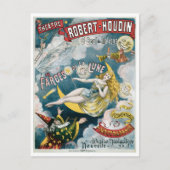 メリーズフランスのマジシャンヴィンテージ魔法法 ポストカード (正面)