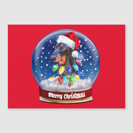 メリーソーセージクリスマスウィーナー犬 (正面)