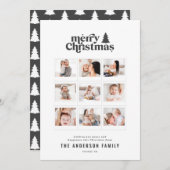 メリータイポグラフィ写真数々の シーズンカード (正面/裏面)