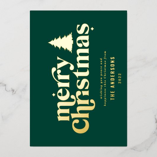 メリータイポグラフィF写真なし 箔シーズンカード (正面)