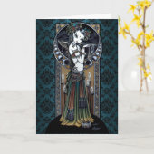「メリータ」ゴシック民族融合ダンサーアートカード カード (黄色い花)