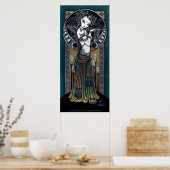 「メリータ」ゴシック民族融合ダンサーアートポスター ポスター (キッチン)