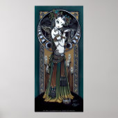 「メリータ」ゴシック民族融合ダンサーアートポスター ポスター (正面)
