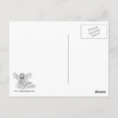 「メリータ」ゴシック民族融合ダンサーアートポストカード ポストカード (裏面)