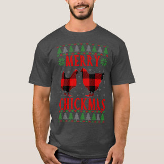 メリーチキンクリスマスチキン醜いクリスマスSw Tシャツ