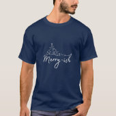 メリーッとしたユーモアあふれるクリスマスTシャツ Tシャツ (正面)