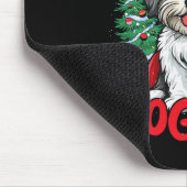 メリーデュッおもしろいクマスクリスマスダック恋人1 マウスパッド (コーナー)