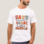 メリーバクリスマスをあなたに - クリスマス Tシャツ (正面)
