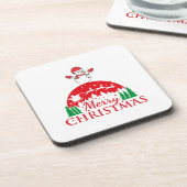 メリーパーソナライズされたと明るい コースター (左側)