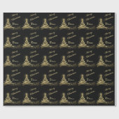 メリーパーソナライズされたクリスマスのラッピング紙 ラッピングペーパー (フラット)